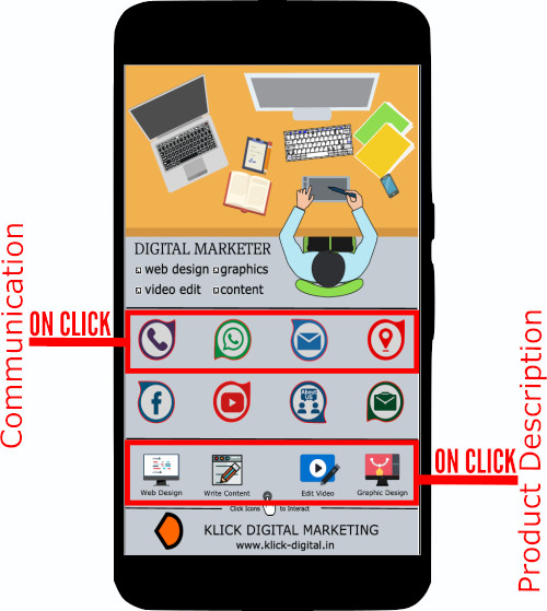 klick digital business card
