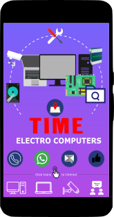 Time Electro Computers Digital Card